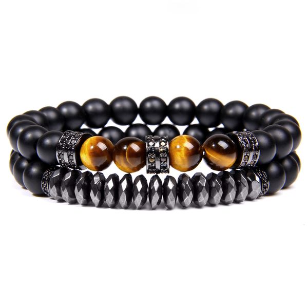 2pcs/set men bracelet natural tiger eye stone beads bracelet cubic micro pave cz beads charm bangles jewelry homme, Golden;silver
2pcs/set men bracelet natural tiger eye stone beads bracelet cubic micro pave cz beads charm bangles jewelry homme, Golden;silver