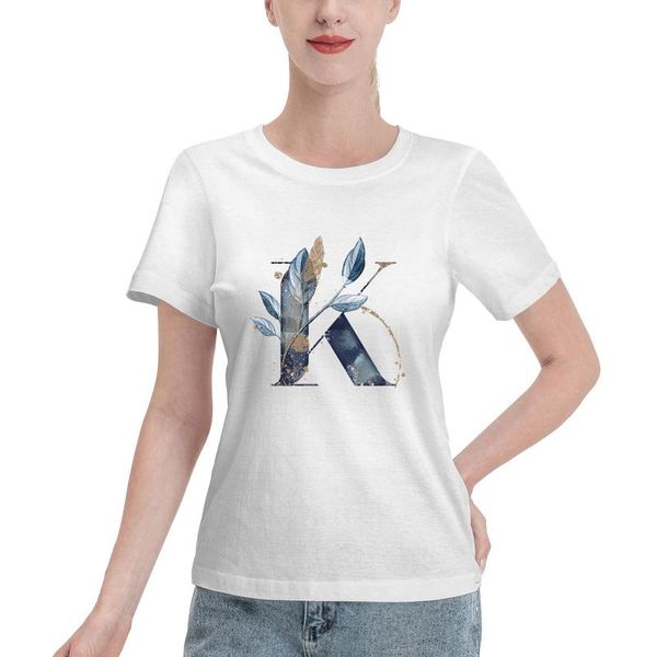 women's t-shirt floral alphabet letters k women t-shirts funny fashion trend 90s animal lady tshirt female ladies print graphic tee, White
women's t-shirt floral alphabet letters k women t-shirts funny fashion trend 90s animal lady tshirt female ladies print graphic tee, White
