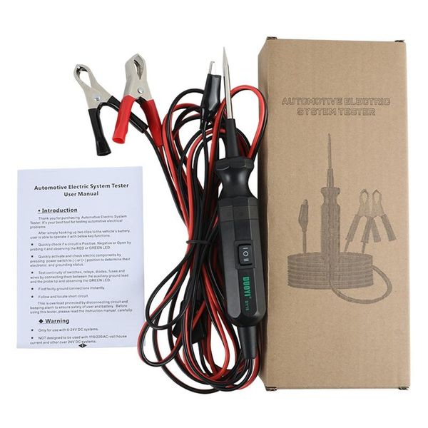 6-24v dc car electric circuit tester auto short open finder power probe automotive electrial system diagnostic tools
6-24v dc car electric circuit tester auto short open finder power probe automotive electrial system diagnostic tools