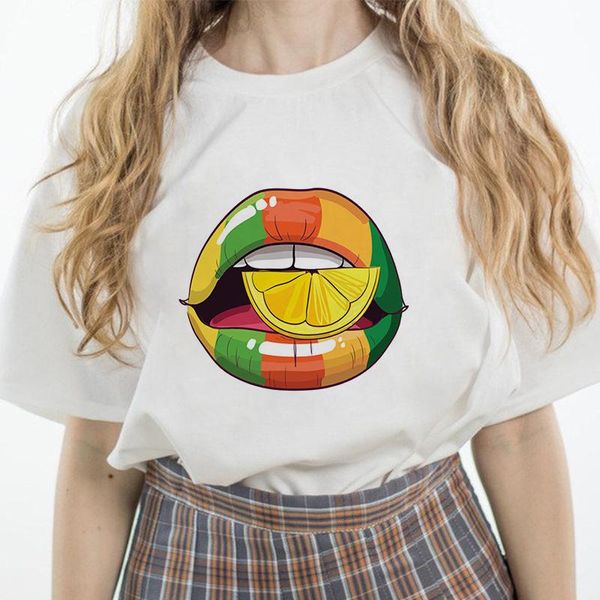 women's t-shirt summer fashion casual female t shirt lips graphic print women harajuku aesthetic white streetwear tshirt y2k
women's t-shirt summer fashion casual female t shirt lips graphic print women harajuku aesthetic white streetwear tshirt y2k