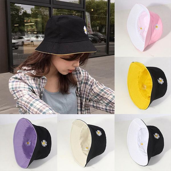 1pc summer daisy embroidery bucket hat for women girls foldable sun visor caps large wide brim beach panama hats, Blue;gray
1pc summer daisy embroidery bucket hat for women girls foldable sun visor caps large wide brim beach panama hats, Blue;gray