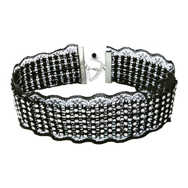 chokers 1pc lace choker fashion crystal rhinestone decor necklace gothic style jewelry accessories for women girls, Golden;silver
chokers 1pc lace choker fashion crystal rhinestone decor necklace gothic style jewelry accessories for women girls, Golden;silver
