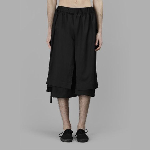 men's pants clothing gd hair stylist catwalk costume fashion multilayer stitching wide leg plus size singer costumes, Black
men's pants clothing gd hair stylist catwalk costume fashion multilayer stitching wide leg plus size singer costumes, Black