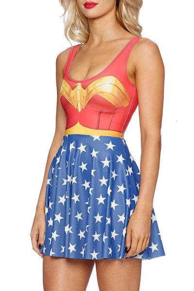 casual dresses 3d print for super woman girl summer es cosplay wonder women costume vestidos sleeveless a-line plus size foms, Black;gray
casual dresses 3d print for super woman girl summer es cosplay wonder women costume vestidos sleeveless a-line plus size foms, Black;gray