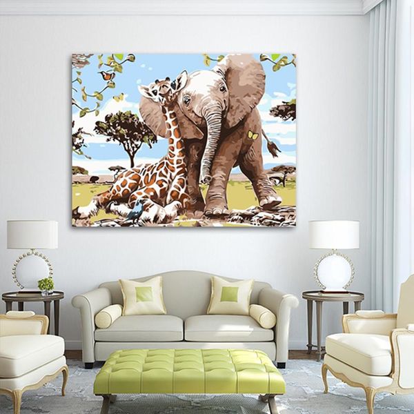 paintings diy painting by numbers elephant giraffe creative hand-painted living room decorative
paintings diy painting by numbers elephant giraffe creative hand-painted living room decorative