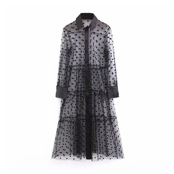 casual dresses blsqr women stylish polka dot patchwork transparent shirt dress long sleeve female chic mesh black vestidos, Black;gray
casual dresses blsqr women stylish polka dot patchwork transparent shirt dress long sleeve female chic mesh black vestidos, Black;gray