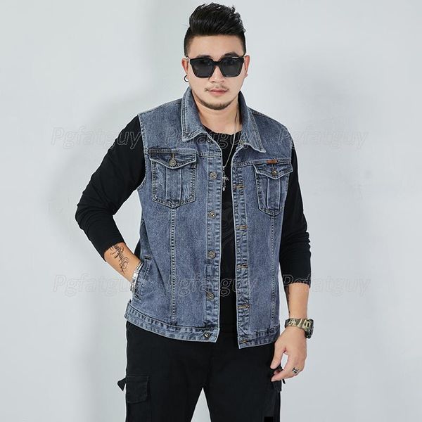 men's vests large size 8xl 7xl 6xl cotton jeans sleeveless jacket vest 2021 men denim male cowboy outdoors waistcoat 5 colour, Black;white
men's vests large size 8xl 7xl 6xl cotton jeans sleeveless jacket vest 2021 men denim male cowboy outdoors waistcoat 5 colour, Black;white