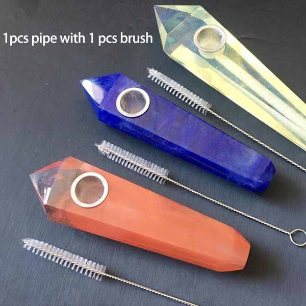 decorative objects & figurines 50pcs wholesale natural quartz smoking pipe with brush cigarette accessories grinder smoke crystal gemstone h
decorative objects & figurines 50pcs wholesale natural quartz smoking pipe with brush cigarette accessories grinder smoke crystal gemstone h