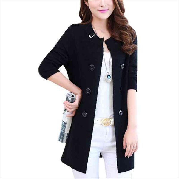 sweater women spring slim long-sleeved long jumper double-breasted knit cardigan sweaters coat pull femme vestidos lxj331, White;black
sweater women spring slim long-sleeved long jumper double-breasted knit cardigan sweaters coat pull femme vestidos lxj331, White;black