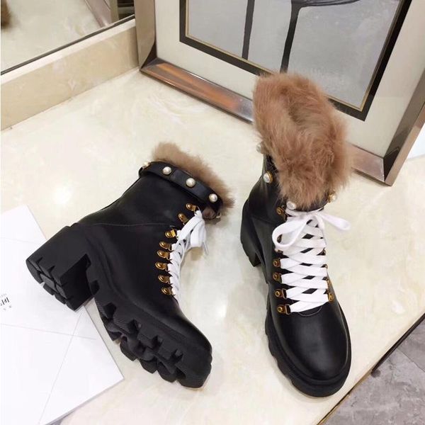 boots flowers mulan genuine leather platform women pearl beads fur thick heel ankle botas mujer shoes woman, Black
boots flowers mulan genuine leather platform women pearl beads fur thick heel ankle botas mujer shoes woman, Black