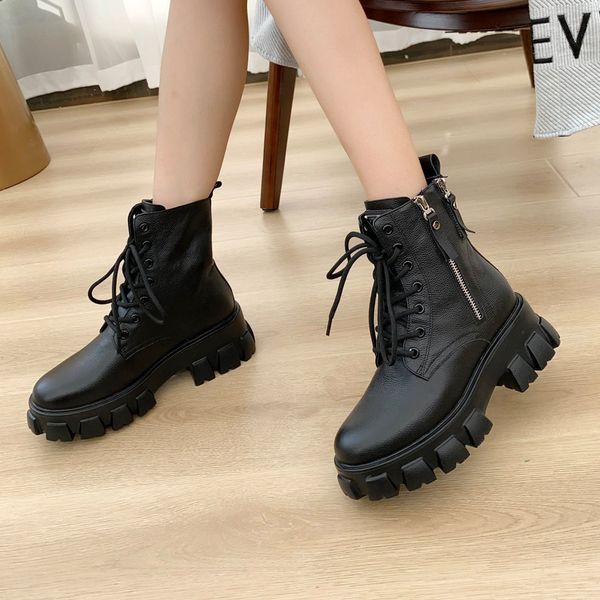 women martin boots desert boot winter shoes western knight roman motorcycle chelsea cow hair chunky shoe increased thick bottom ankle bootie, Black
women martin boots desert boot winter shoes western knight roman motorcycle chelsea cow hair chunky shoe increased thick bottom ankle bootie, Black