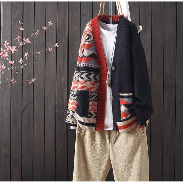 women's knits & tees lazy style knitted cardigan in autumn 2021 color matching big pocket long sleeve buckle with loose sweater, White
women's knits & tees lazy style knitted cardigan in autumn 2021 color matching big pocket long sleeve buckle with loose sweater, White
