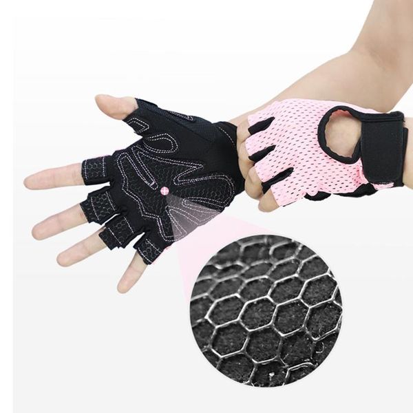 fashion half finger hand protector nylon design breathable gym home fitness weightlifting cycling parts suitable for sports gloves, Black
fashion half finger hand protector nylon design breathable gym home fitness weightlifting cycling parts suitable for sports gloves, Black