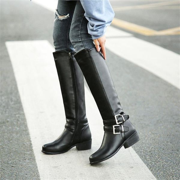 boots dropship high qualtiy female motorcycle 2021 winter lady office fashion knee-high with buckle walking comfy, Black
boots dropship high qualtiy female motorcycle 2021 winter lady office fashion knee-high with buckle walking comfy, Black