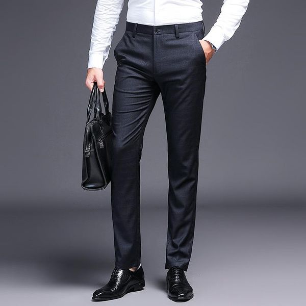 men's suits & blazers casual pants loose straight tube autumn black non ironing slim fit business trousers men clothing, White;black
men's suits & blazers casual pants loose straight tube autumn black non ironing slim fit business trousers men clothing, White;black