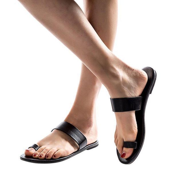 slippers shallow solid women beach open toe summer flat slides classics concise shoes, Black
slippers shallow solid women beach open toe summer flat slides classics concise shoes, Black