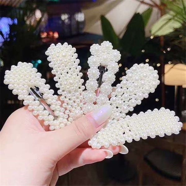 Oi5u south korean version of theaiya barrettes one piece pearl hairpin women bangs pearl clips headdressnet red hairpin headdress, Golden;silver
Oi5u south korean version of theaiya barrettes one piece pearl hairpin women bangs pearl clips headdressnet red hairpin headdress, Golden;silver