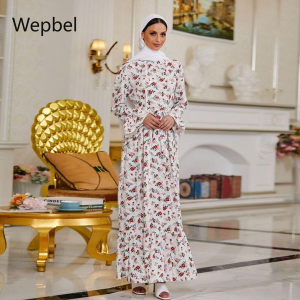 ethnic clothing wepbel dubai abaya islamic women muslim dress long sleeve slim fits flared ankle-length printed robe, Red
ethnic clothing wepbel dubai abaya islamic women muslim dress long sleeve slim fits flared ankle-length printed robe, Red