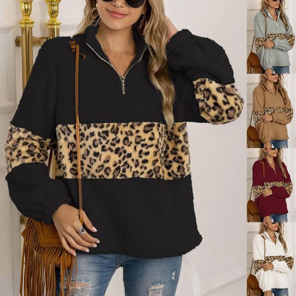 women's hoodies & sweatshirts aesthetic fall hoodie women patchwork leopard print o-neck sweatshirt long sleeves loose oversized blous, Black
women's hoodies & sweatshirts aesthetic fall hoodie women patchwork leopard print o-neck sweatshirt long sleeves loose oversized blous, Black