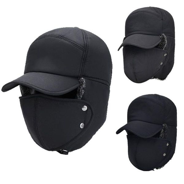 berets men women winter bomber hat ski windproof sports & outdoors warm mask cap face ear protection earflap thick balaclava, Blue;gray
berets men women winter bomber hat ski windproof sports & outdoors warm mask cap face ear protection earflap thick balaclava, Blue;gray