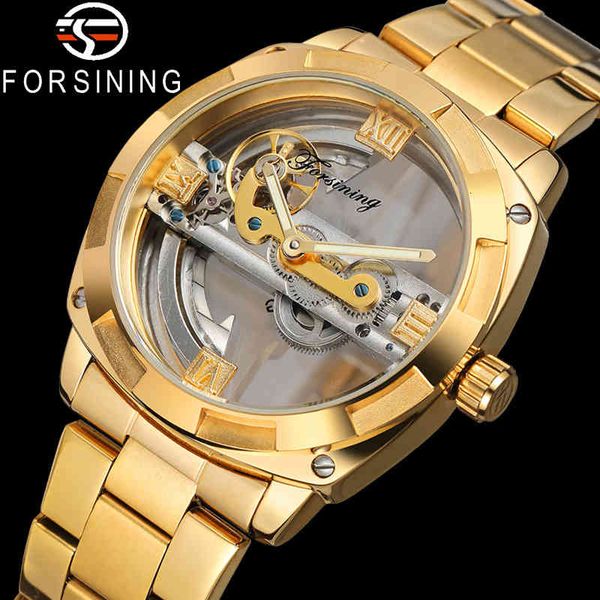 men forsining new automatic mechanical clock military male fire luxury gold transparent skeleton man 9418a, Slivery;brown
men forsining new automatic mechanical clock military male fire luxury gold transparent skeleton man 9418a, Slivery;brown