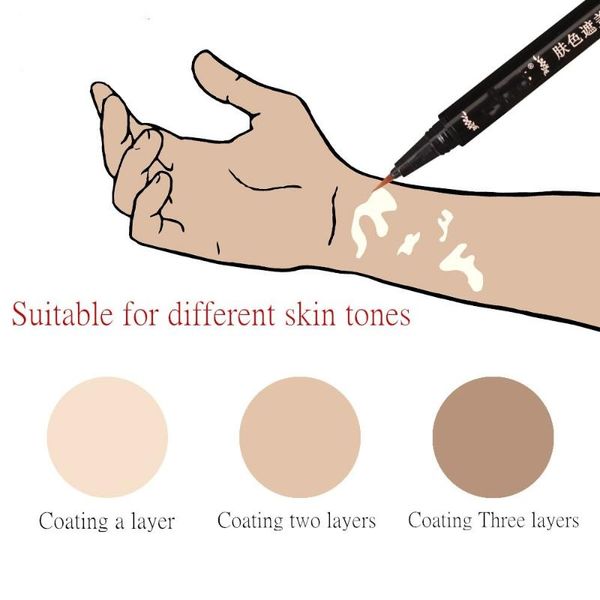 cleaning hidden skin vitiligo waterproof long lasting natural white spots camouflage makeup pen on face arm body for women men
cleaning hidden skin vitiligo waterproof long lasting natural white spots camouflage makeup pen on face arm body for women men