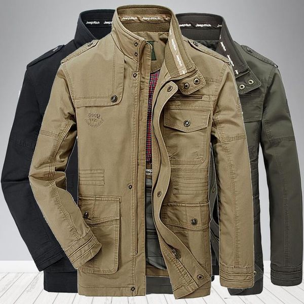 men's jackets est mens 100% cotton jacket windbreaker military army clothes outwear flight men brand clothing, Black;brown
men's jackets est mens 100% cotton jacket windbreaker military army clothes outwear flight men brand clothing, Black;brown