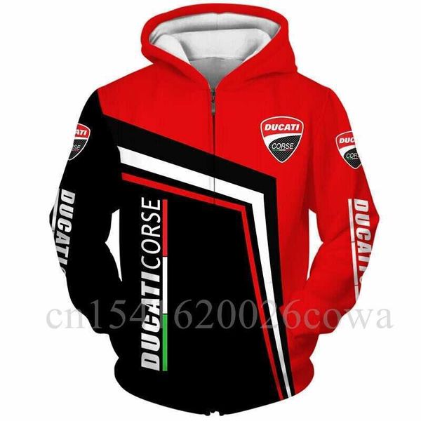 2021 new ducati hoodies anime streetwear 3d graphics men's clothing zip sweatshirt harajuku oversized hoodie, Black
2021 new ducati hoodies anime streetwear 3d graphics men's clothing zip sweatshirt harajuku oversized hoodie, Black