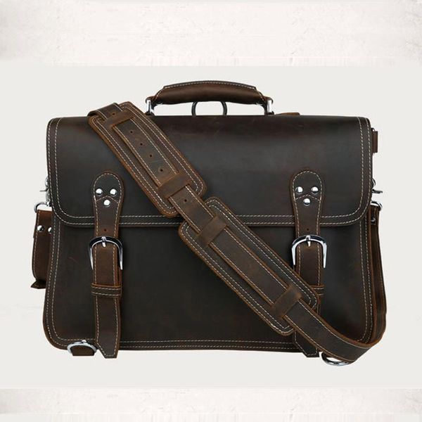 backpack 100% genuine leather men shoulder bag vintage crazy horse lapbackpacks business tote weekend rucksacks
backpack 100% genuine leather men shoulder bag vintage crazy horse lapbackpacks business tote weekend rucksacks