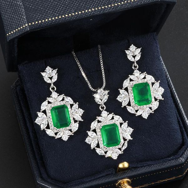 earrings & necklace funmode 3pcs luxury green cubic zirconia women bridal jewelry sets wholesale link chain earring ring fs21, Silver
earrings & necklace funmode 3pcs luxury green cubic zirconia women bridal jewelry sets wholesale link chain earring ring fs21, Silver