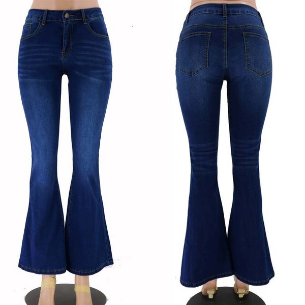 women's jeans women flare denim pants bleached fashion woman relaxed female long casual trousers rtpp, Blue
women's jeans women flare denim pants bleached fashion woman relaxed female long casual trousers rtpp, Blue