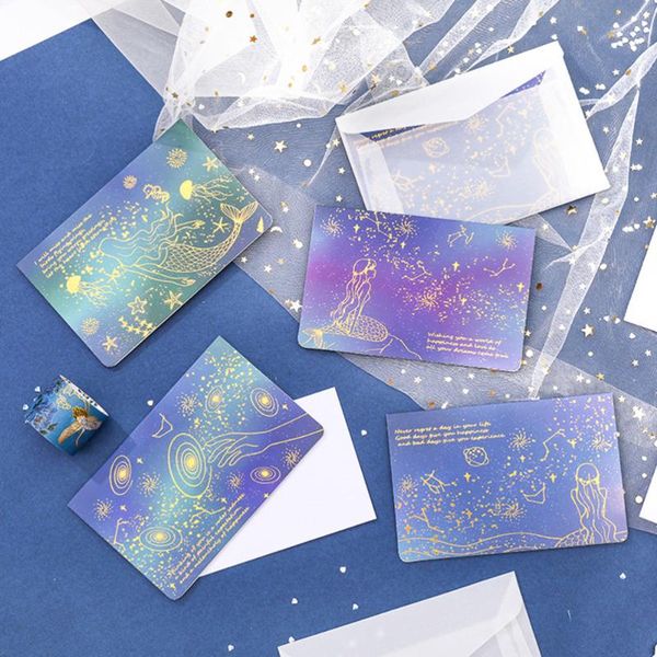 sets of fashion bronzing foldable envelopes letter paper starry writing envelope greeting for party festive(random style) gift wrap
sets of fashion bronzing foldable envelopes letter paper starry writing envelope greeting for party festive(random style) gift wrap