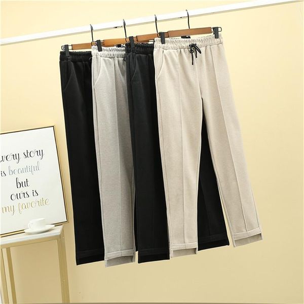 women's pants & capris fashion women woolen autumn winter warm trousers elastic waist casual female solid loose harem pantalon femme w1, Black;white
women's pants & capris fashion women woolen autumn winter warm trousers elastic waist casual female solid loose harem pantalon femme w1, Black;white