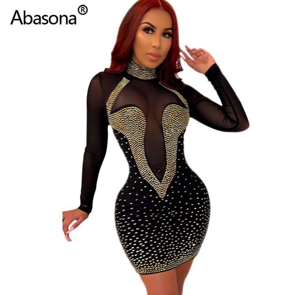 abasona night club wear bodycon bandage party dresses women spring 2021 diamonds rhinestone tight dress sheer mesh black casual, Black;gray
abasona night club wear bodycon bandage party dresses women spring 2021 diamonds rhinestone tight dress sheer mesh black casual, Black;gray
