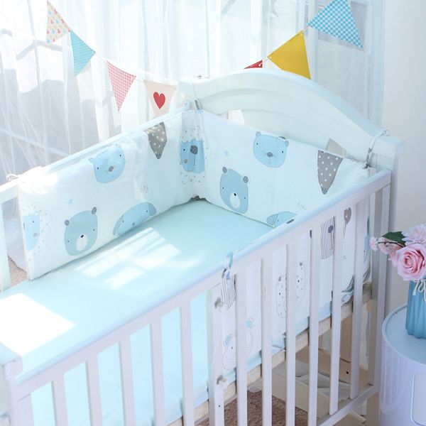 single pc baby cot bumper cotton washable cot reducer kids bed side around protector fence for protective children room beddings
single pc baby cot bumper cotton washable cot reducer kids bed side around protector fence for protective children room beddings