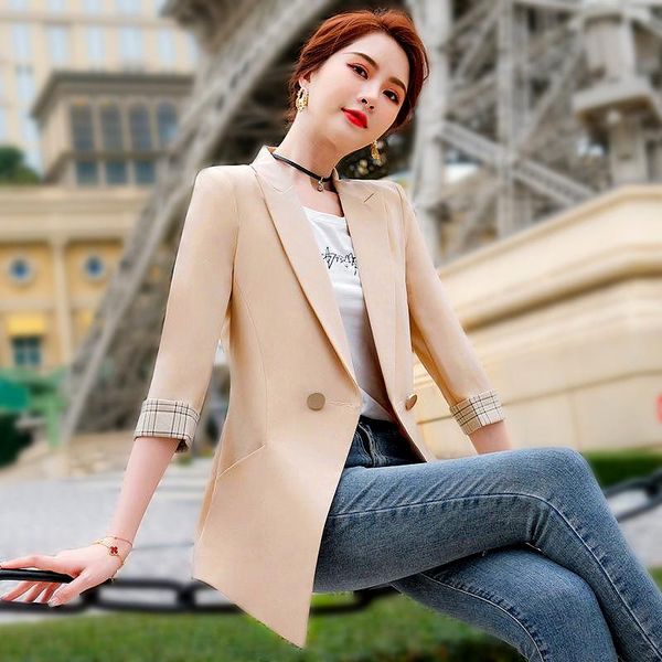 women's jackets jacket office lady women blazer korea casual slim blazers work coat outerwear fashion autumn career female ls106, Black;brown
women's jackets jacket office lady women blazer korea casual slim blazers work coat outerwear fashion autumn career female ls106, Black;brown