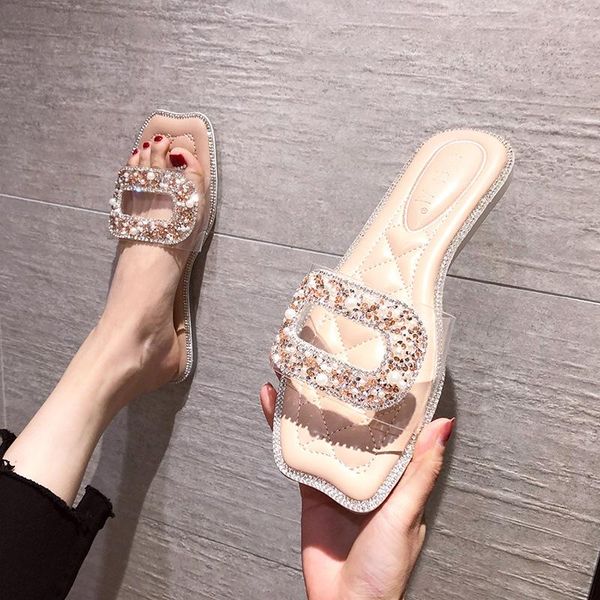 jelly shoes woman pearl decoration crystal buckle beach sandals female transparent gladiator sandalias anti-slip slides mules, Black
jelly shoes woman pearl decoration crystal buckle beach sandals female transparent gladiator sandalias anti-slip slides mules, Black
