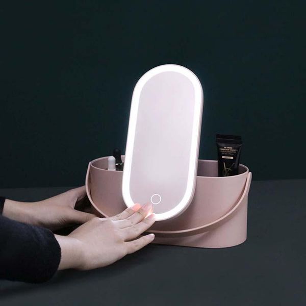 compact mirrors led touch screen illuminated makeup mirror box multipurpose portable storage bag travel cosmetic organizer beauty case tools
compact mirrors led touch screen illuminated makeup mirror box multipurpose portable storage bag travel cosmetic organizer beauty case tools