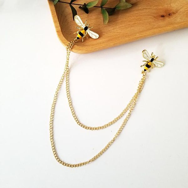 pins, brooches double bee chain enamel pins custom animal brooch lapel badge bag cartoon jewelry gift for kids friends, Gray
pins, brooches double bee chain enamel pins custom animal brooch lapel badge bag cartoon jewelry gift for kids friends, Gray