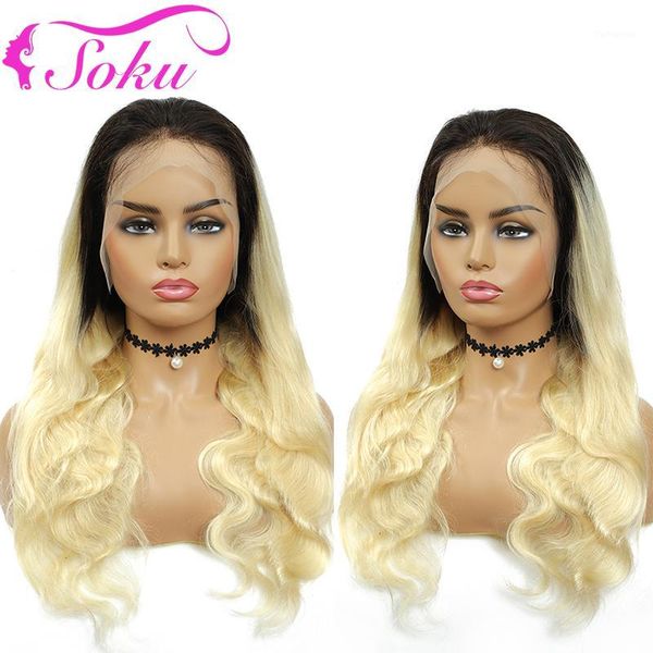 t1b-613 ombre blonde body wave lace front human hair wigs soku brazilian pre plucked wig for women 150% density wig1, Black;brown
t1b-613 ombre blonde body wave lace front human hair wigs soku brazilian pre plucked wig for women 150% density wig1, Black;brown