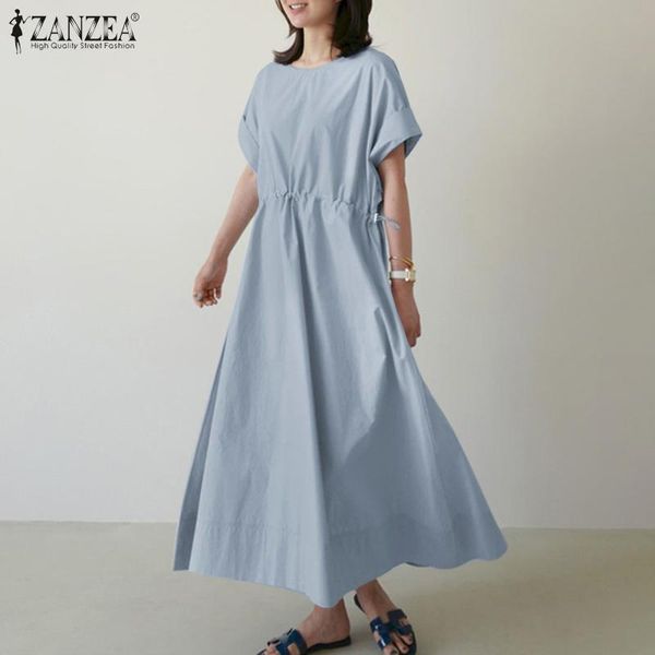 casual dresses 2021 zanzea fashion summer sundress korean style women short sleeve office work long dress elegant solid kaftan vestidos femm, Black;gray
casual dresses 2021 zanzea fashion summer sundress korean style women short sleeve office work long dress elegant solid kaftan vestidos femm, Black;gray