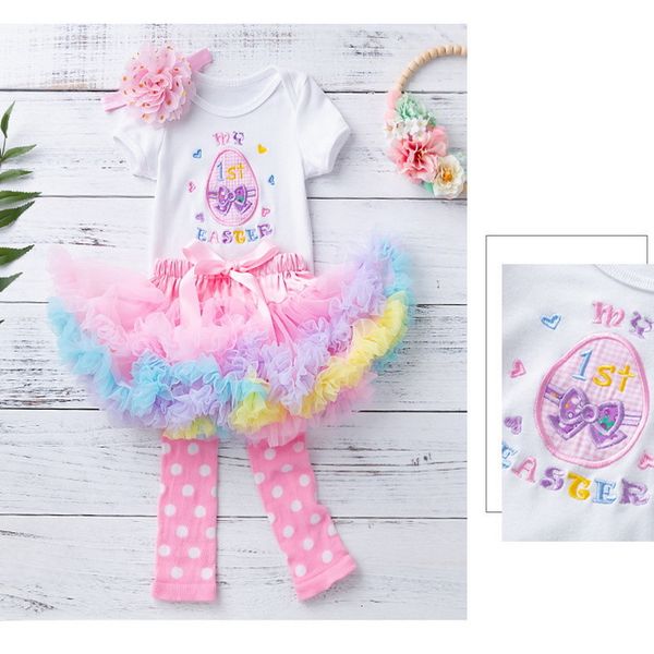 clothing sets summer easter baby girls 3-pcs egg t-shirt + tutu skirt socks outfits children jumpsuit e020 0oli, White
clothing sets summer easter baby girls 3-pcs egg t-shirt + tutu skirt socks outfits children jumpsuit e020 0oli, White