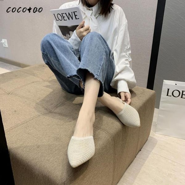 slippers women wear spring and summer outside baotou half drag 2021 wild thick with pointed toe without heel lazy, Black
slippers women wear spring and summer outside baotou half drag 2021 wild thick with pointed toe without heel lazy, Black