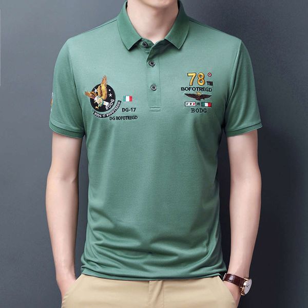men's short sleeve t-shirt 2021 summer casual loose base shirt fashion lapel embroidered, White;black
men's short sleeve t-shirt 2021 summer casual loose base shirt fashion lapel embroidered, White;black
