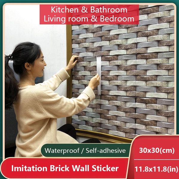 wall stickers diy imitation brick 3d self-adhesive wallpaper tv background tile sticker living room kitchen bathroom decoration
wall stickers diy imitation brick 3d self-adhesive wallpaper tv background tile sticker living room kitchen bathroom decoration