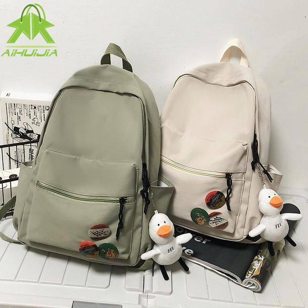 backpack fashion simple solid color nylon kawaii cartoon doll school bags casual lapshoulder waterproof rucksack
backpack fashion simple solid color nylon kawaii cartoon doll school bags casual lapshoulder waterproof rucksack