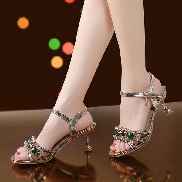 sandals women's 2021 summer one line buckle bright leather rhinestone high heels thin heel middle cat, Black
sandals women's 2021 summer one line buckle bright leather rhinestone high heels thin heel middle cat, Black