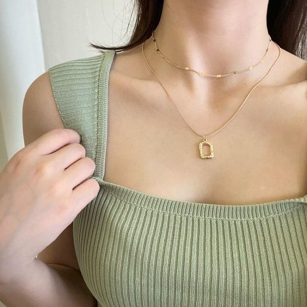 chains necklace woman multilayer square hollow women necklaces simple fashion jewelry european elegant trendy metal hip hop halskette, Silver
chains necklace woman multilayer square hollow women necklaces simple fashion jewelry european elegant trendy metal hip hop halskette, Silver