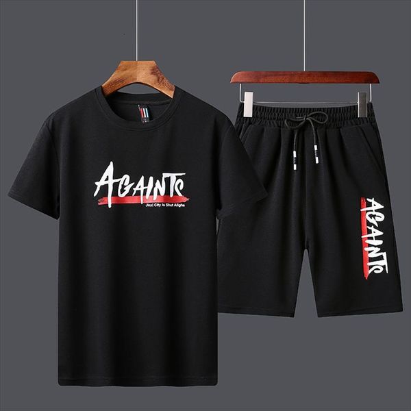 summer sets short sleeve print mens tracksuit sportswear casual 2 pieces set t shirt shorts male clothes slim sports suits, Gray
summer sets short sleeve print mens tracksuit sportswear casual 2 pieces set t shirt shorts male clothes slim sports suits, Gray