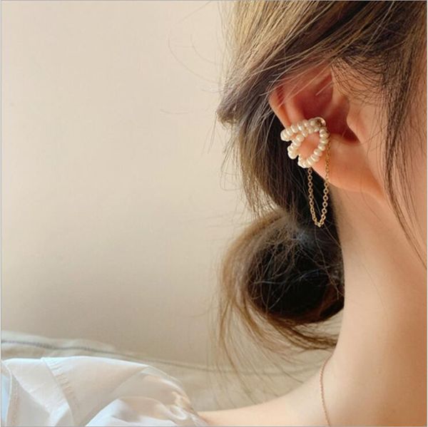 2021 luxury pearl tassel clip-on & screw back girl party to send lover fashion ladies earrings jewelry gift does not fade, Silver
2021 luxury pearl tassel clip-on & screw back girl party to send lover fashion ladies earrings jewelry gift does not fade, Silver